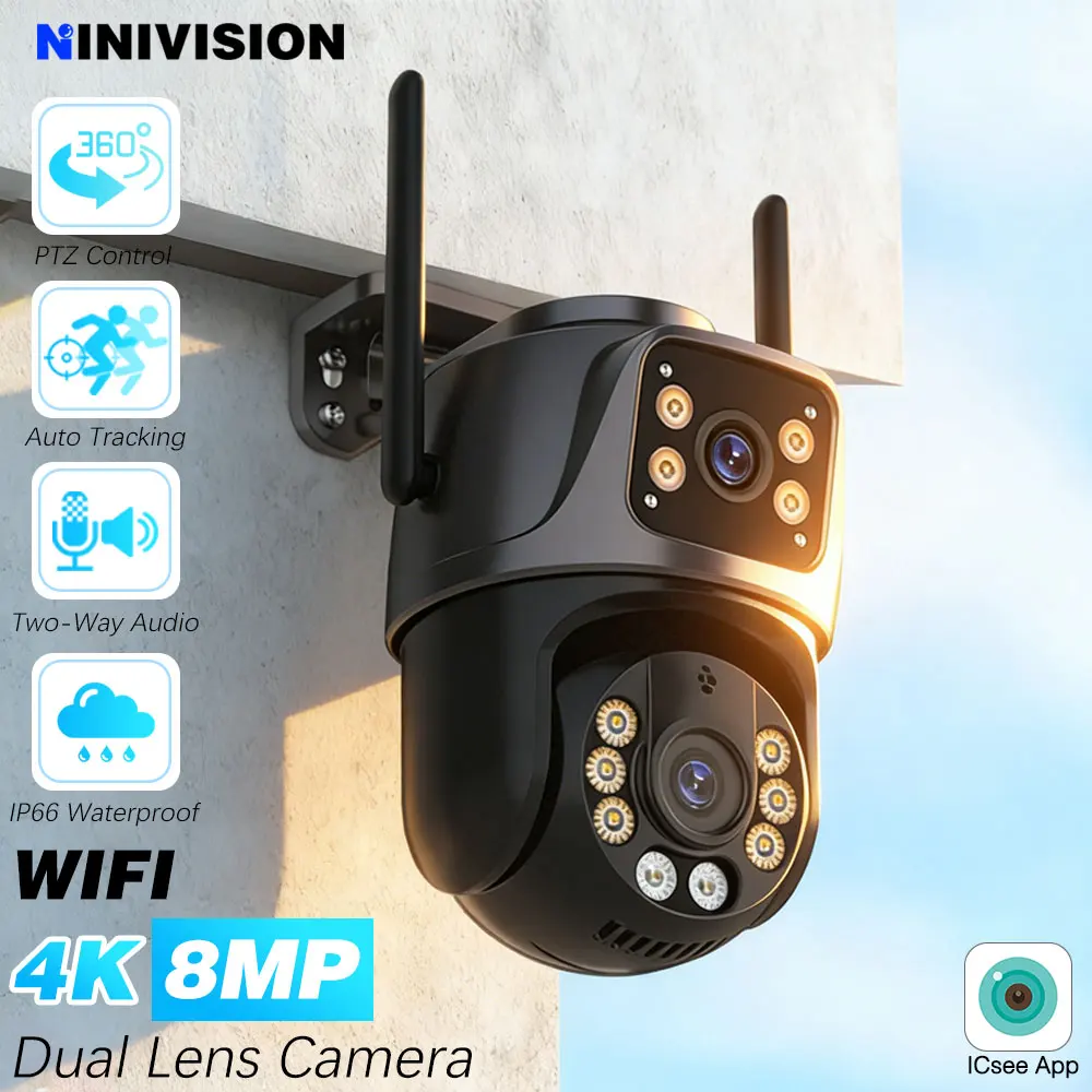 8mp-4k-hd-wifi-ptz-camera-outdoor-4mp-dual-lens-dual-screen-ai-auto-tracking-ip-camera-cctv-audio-video-surveillance-p2p-icsee
