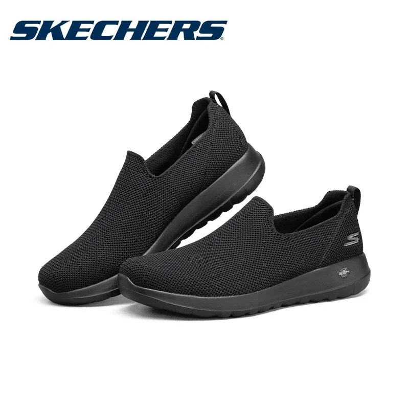 Skechers-zapatos GO WALK MAX para hombre, cómodos, con absorción de impacto, fáciles de poner, quitar y limpiar