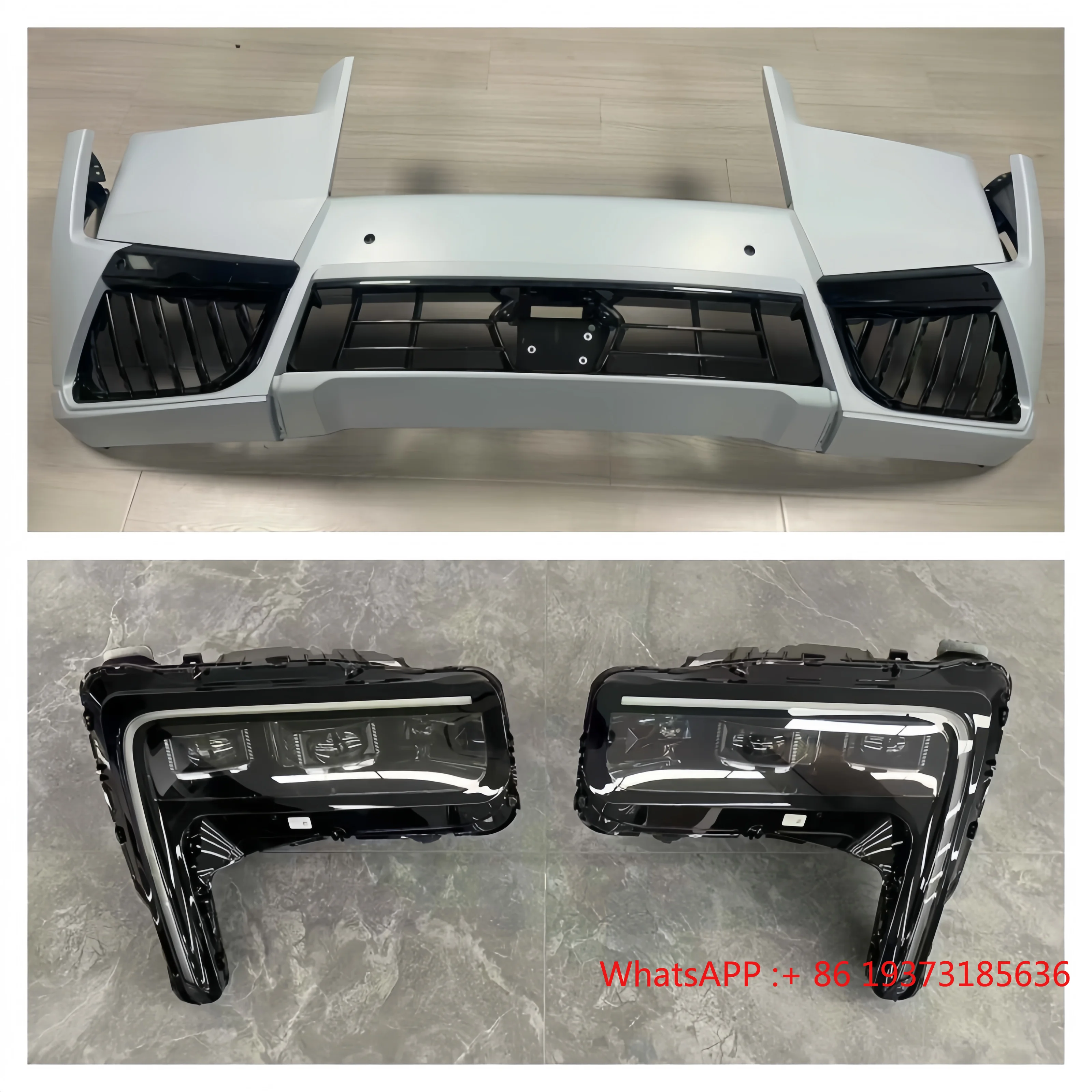 ل رولز رويس كولينان مجموعة المصد 2019 ترقية 2025 النسخة القديمة إلى النسخة الجديدة طقم الجسم التوصيل والتشغيل المصابيح الأمامية LED #4