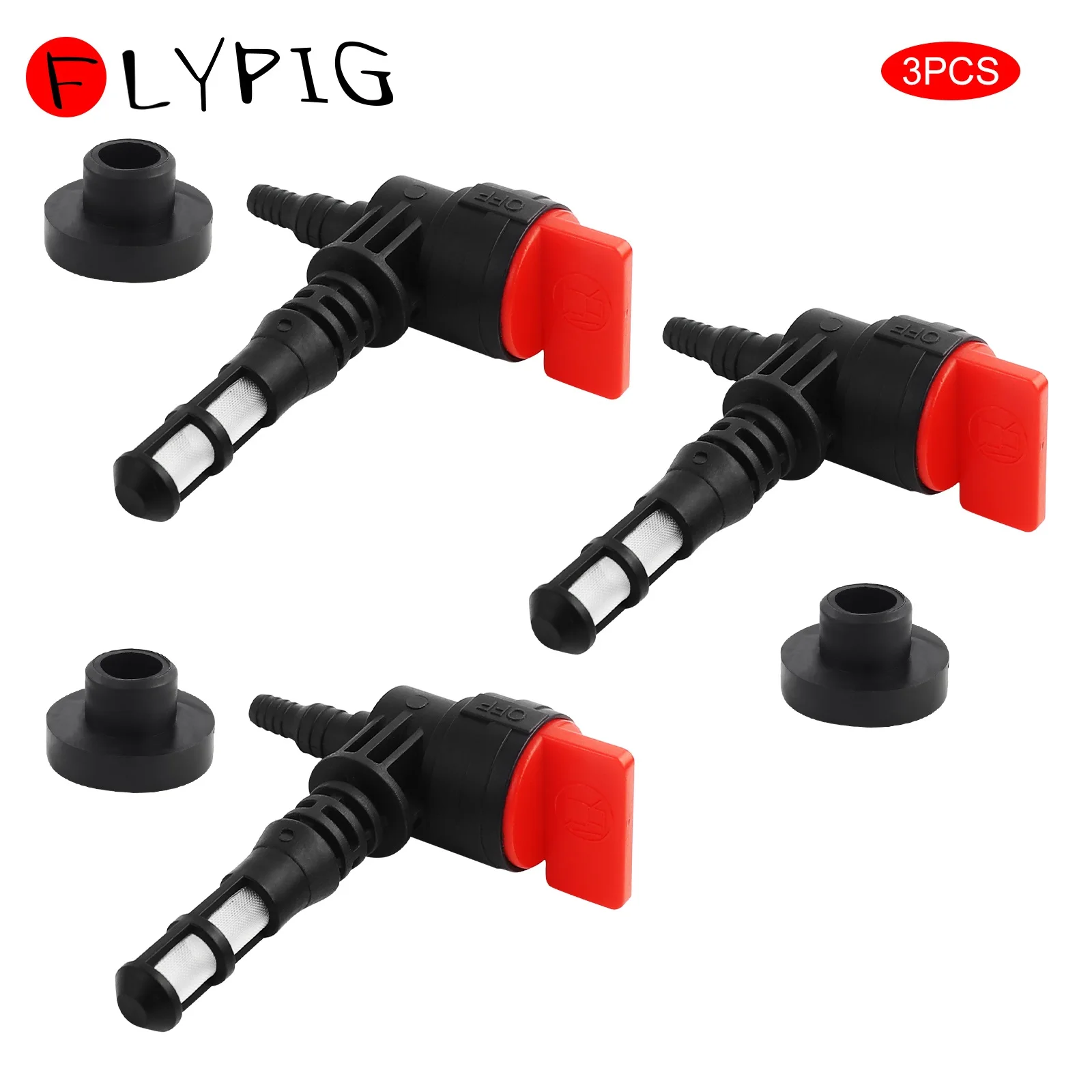 Shut Off Valve Gas Fuel Grommet Filter Tanks for Briggs Stratton 80270GS 80270 78299 192980GS 208961 Generator