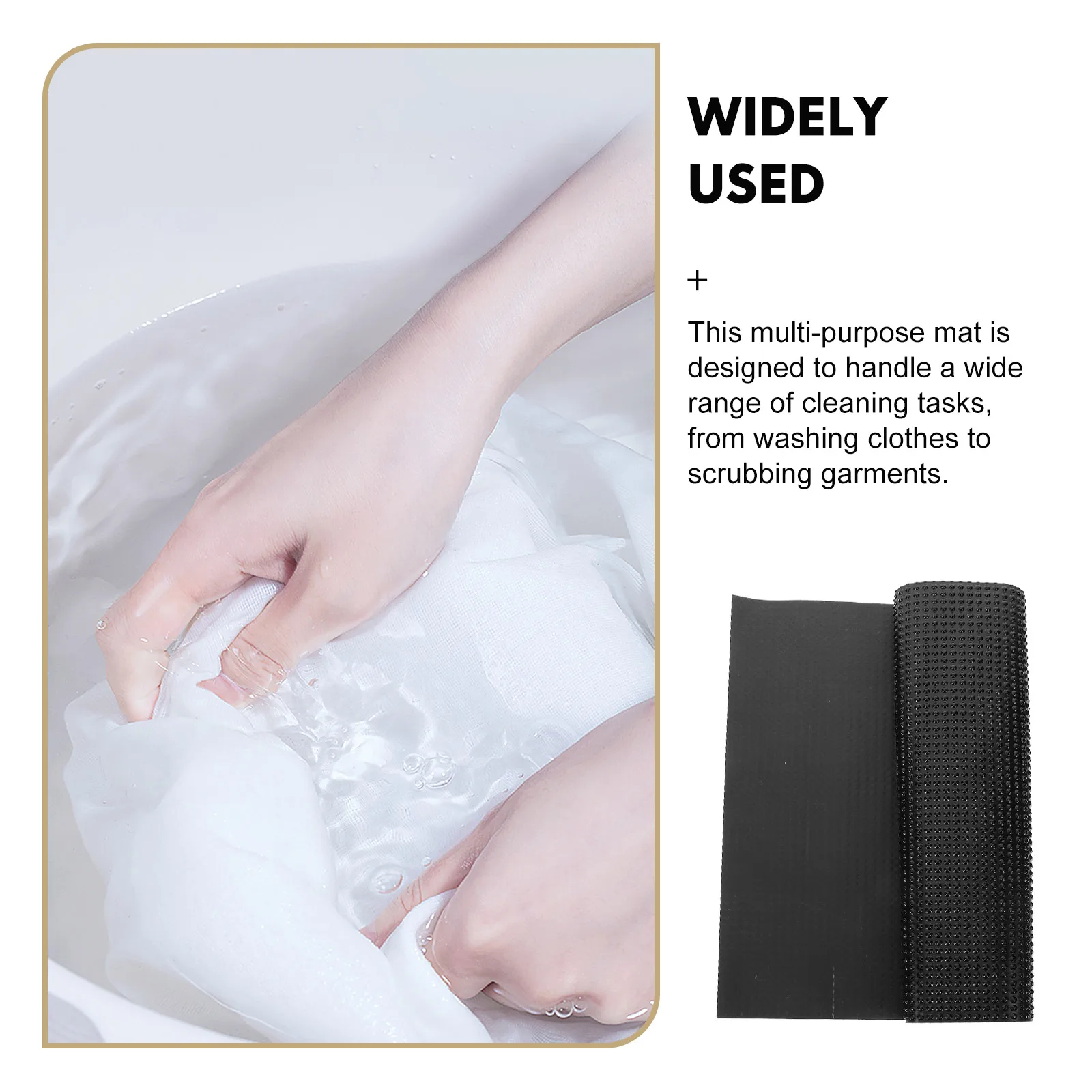 

Silicone Washing Soft Foldable Laundry Pad Washing Mat Clothes Size Portable Storage Washboard