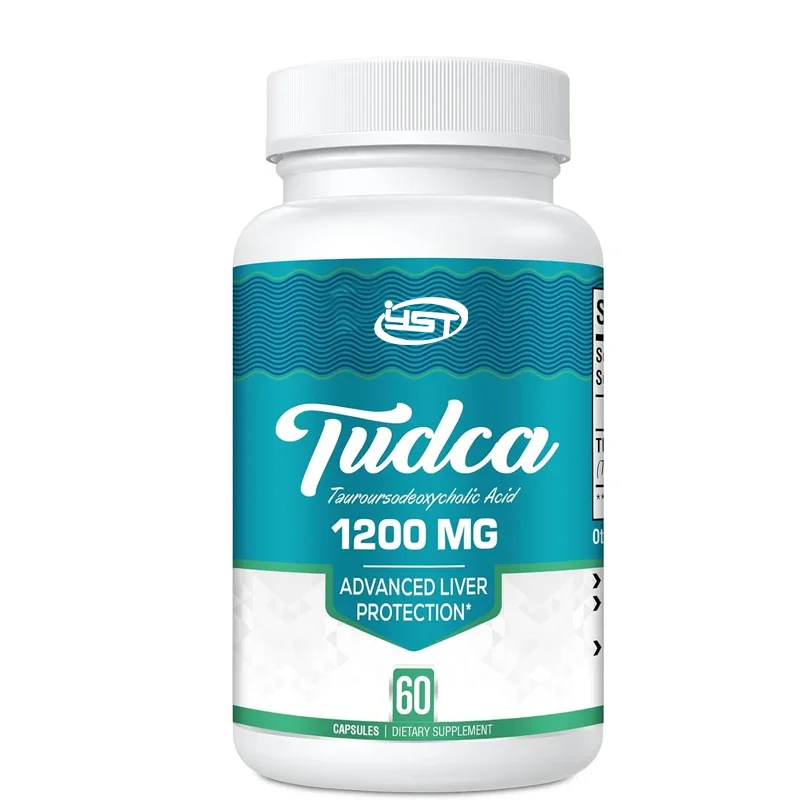 TUDCA supplement 1200mg -60 capsules vegetarian capsules, powerful TUDCA bile salt supplement for liver, digestion