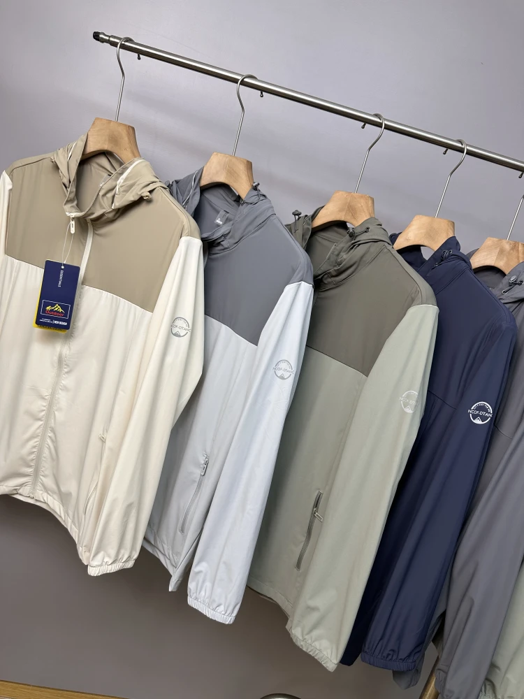 

Высококачественная одежда для защиты от солнца с эффектом ледяного кислорода и охлаждающим эффектом! Весенне-летняя уличная куртка из ледяного шелка с капюшоном, дышащая, повседневная, Ja...