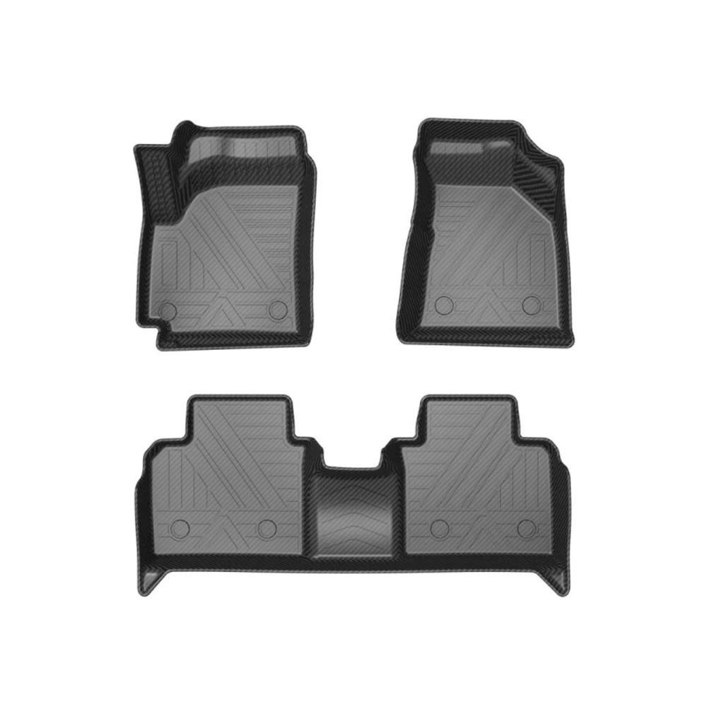 

For Ford TERRITORY 2020 Full Set Car Floor Mats The Left Driving TPE Non Toxic Waterproof Non-slip Car Floor Carpet Pads