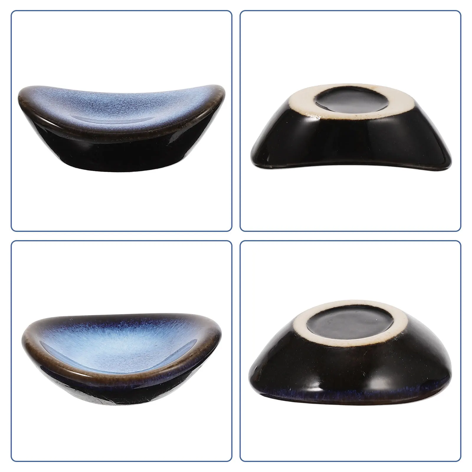 

6 шт. керамические подставки для палочек для еды, уникальные изысканные декоративные кухонные настольные инструменты, подставка для палочек для еды, бытовой держатель для палочек для еды