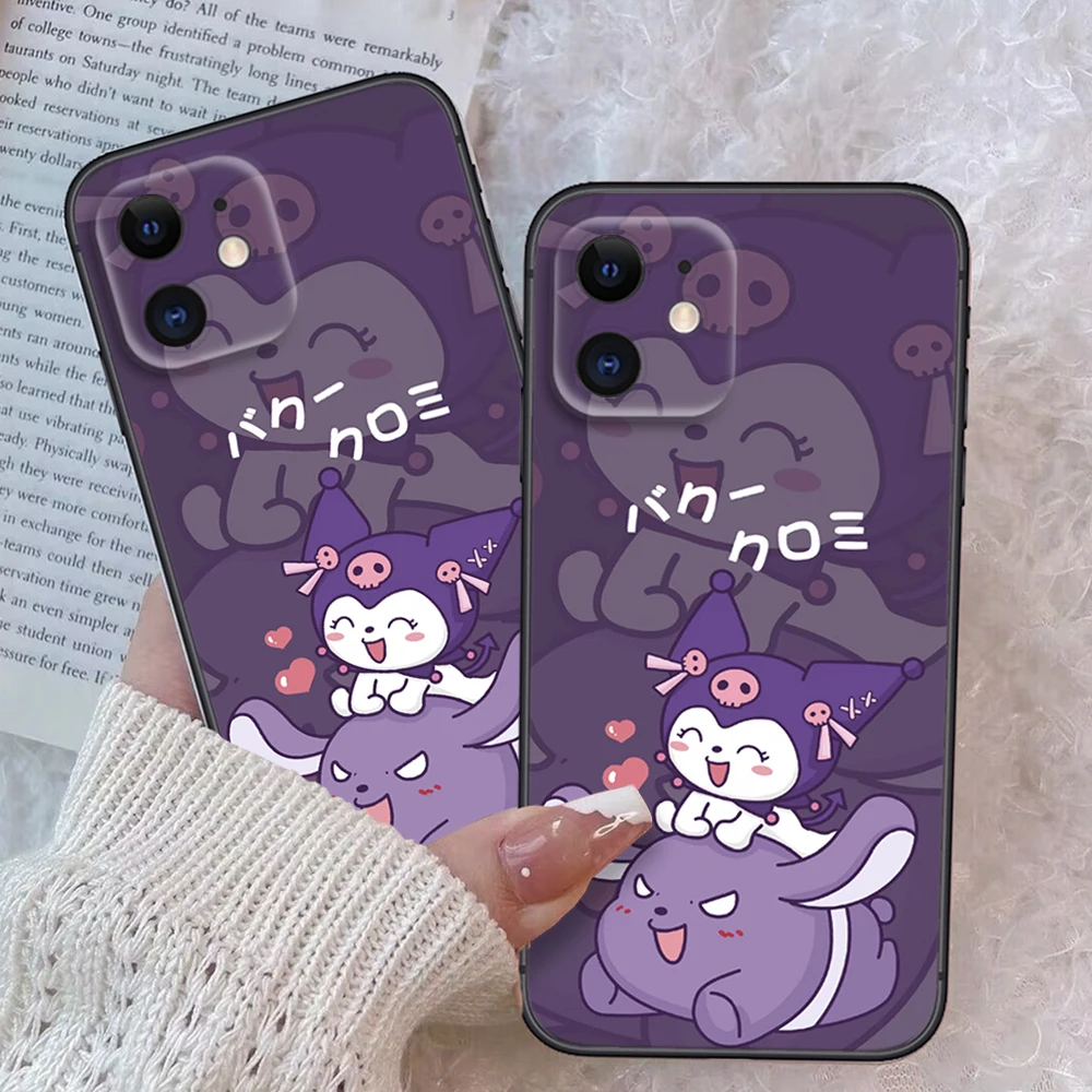 Z36 Kuromi cute Soft Case for Xiaomi Redmi 7A 8 8A 9 9A 9C NFC 10A 9T 10X Note 8T 10 Pro Max 11 11S