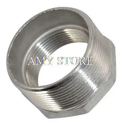 2 "ชาย x 1 1/2" หญิง BSPP สแตนเลสเกลียว REDUCER BUSHING ท่อ