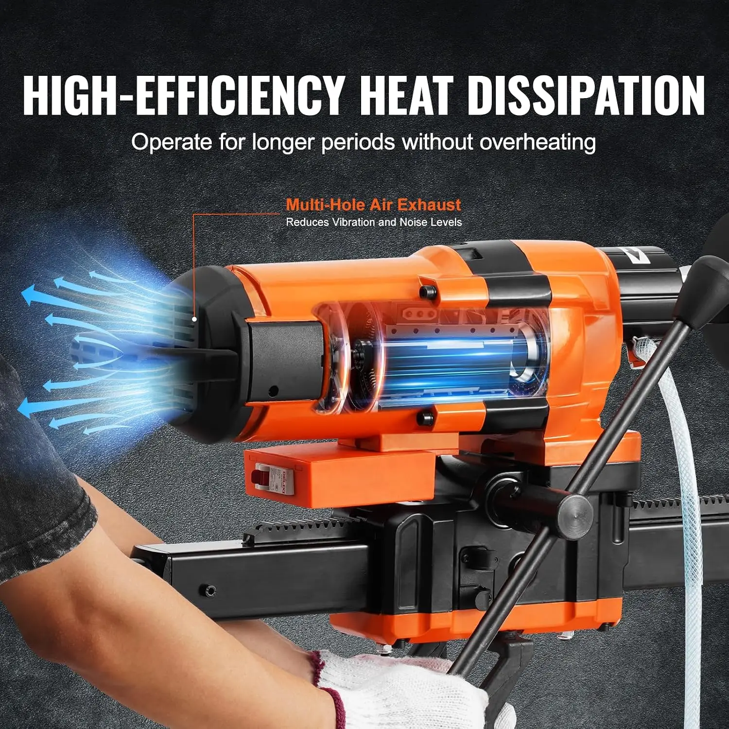Core Drill Machine 0.8-11.8 in Drilling Diameter Diamond Core Drill