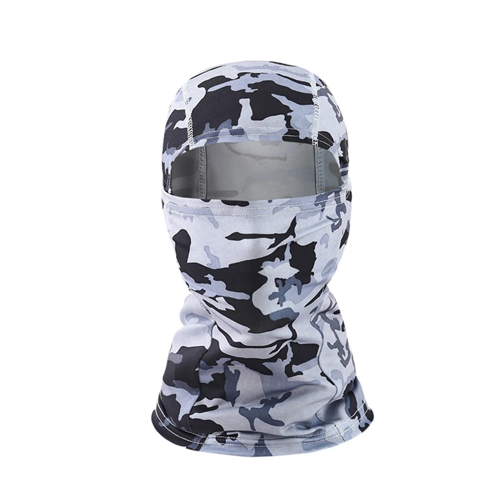 Pasamontañas para hombre, máscara facial para esquí, camuflaje, senderismo, ciclismo, bufanda táctica transpirable, casco de motocicleta, gorra,