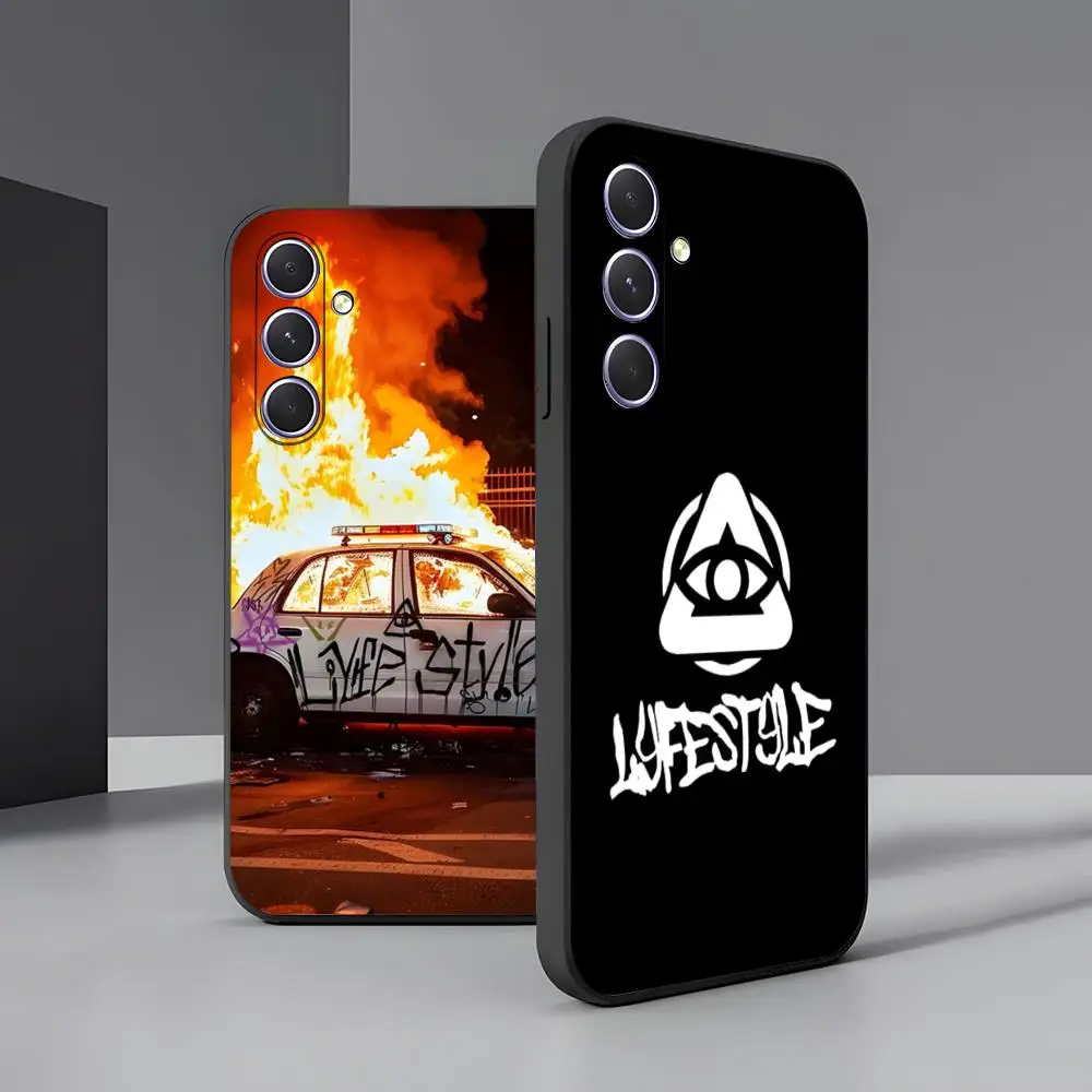 Y-Yeat L-Lyfestyle Phone Case For Samsung A56 A36 A26 A16 A15 A25 A35 A55 A14 A34 A24 A54 Black Soft Shell