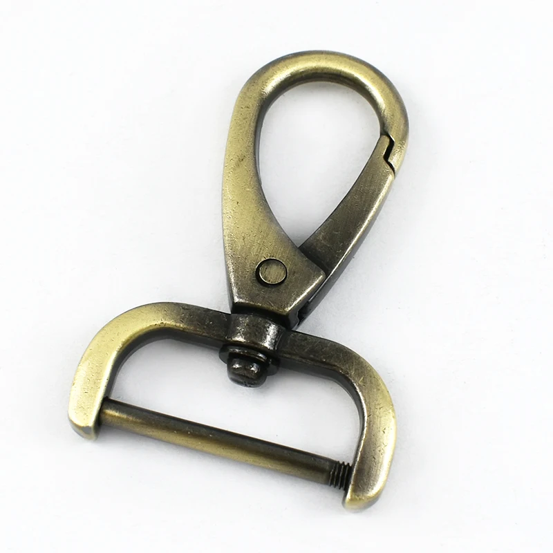 5 Stück abnehmbare Taschenschnallen für Riemen 13–38 mm, drehbarer Karabinerverschluss aus Metall, Gürtel, Gurtband, Auslöser, Karabinerhaken, DIY-Zubehör