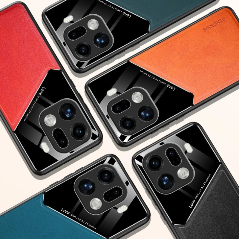 Magnetic Suction Holder Case For OPPO Find X9 Pro Protective Cover Shockproof Frame Coque Funda