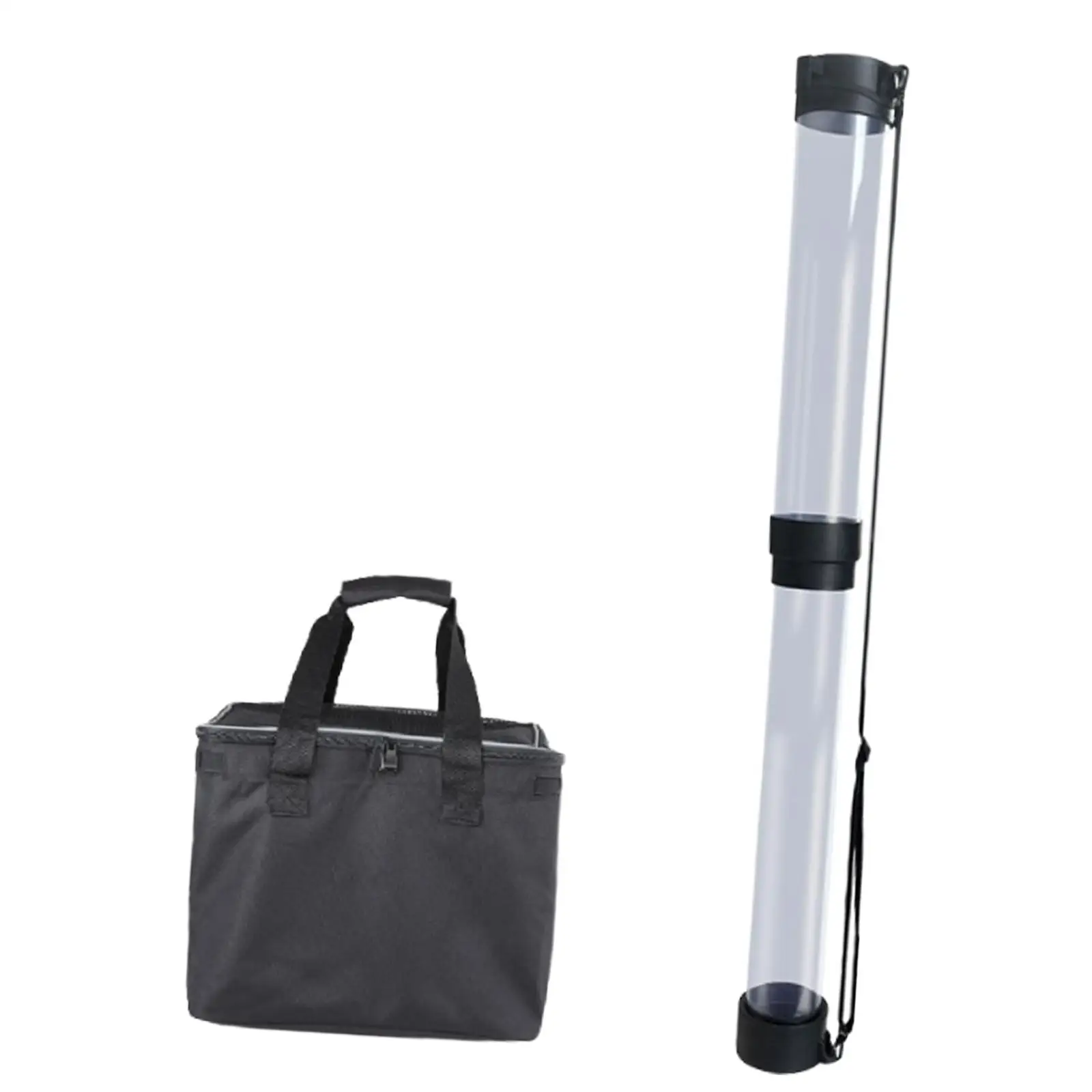 Tennis Ball Retriever Portable Pickleball Ball Collector Training Tube Holder Outdoor Ball Picker for Club Use