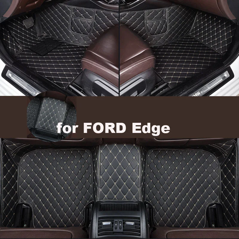 Autohome Car Floor Mats For FORD Edge 2006-2019 Year Upgraded Version Foot Coche Accessories Carpetscustomized