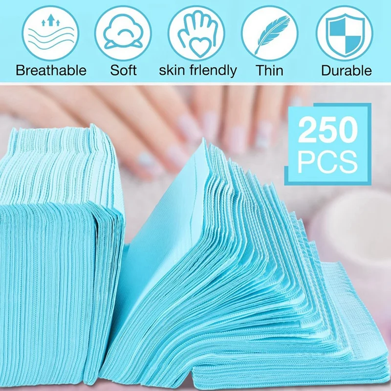 125PCS Disposable Nail Art Table Towels Mat 13 X 17Inch Waterproof Nail Art Mat Paper Sheet Clean Pads Tattooing