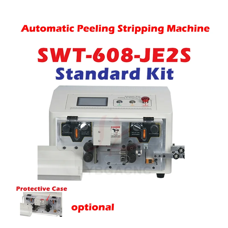 

SWT508 Update SWT608-JE2S Automatic Peeling Wire Stripper Stripping Cutting Machine 0.1-10mm2 AWG7-AWG28 220V 110V Touch Screen