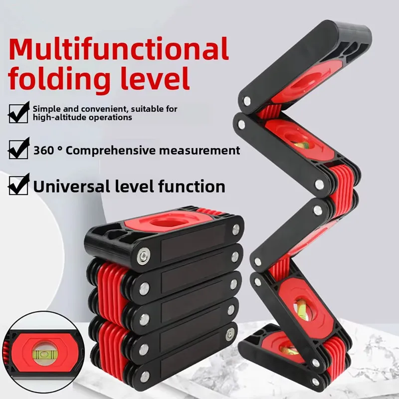 

Multifunctional Folding Level Polygon Precision Gauge Woodworking Pipe Stair Corner Folding Extension Tool