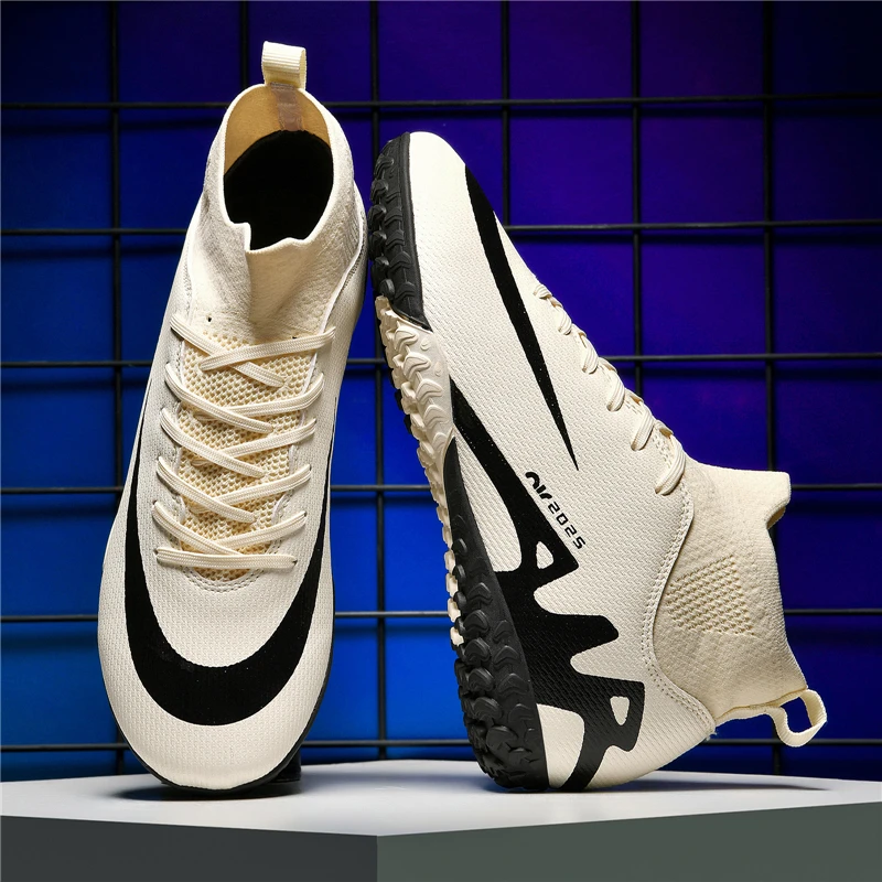 Original Men Football Field Boots Professional Society Indoor Boys Soccer Shoes Match Training Resistant Kids Football Shoes