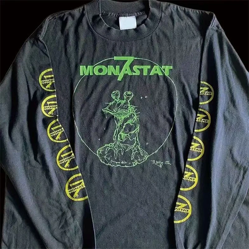 

Y2K Harajuku Long Sleeve Graphic Print T-Shirt Men Women Oversized Cotton Hip Hop Gothic Streetwear Top for Unisex ropa hombre