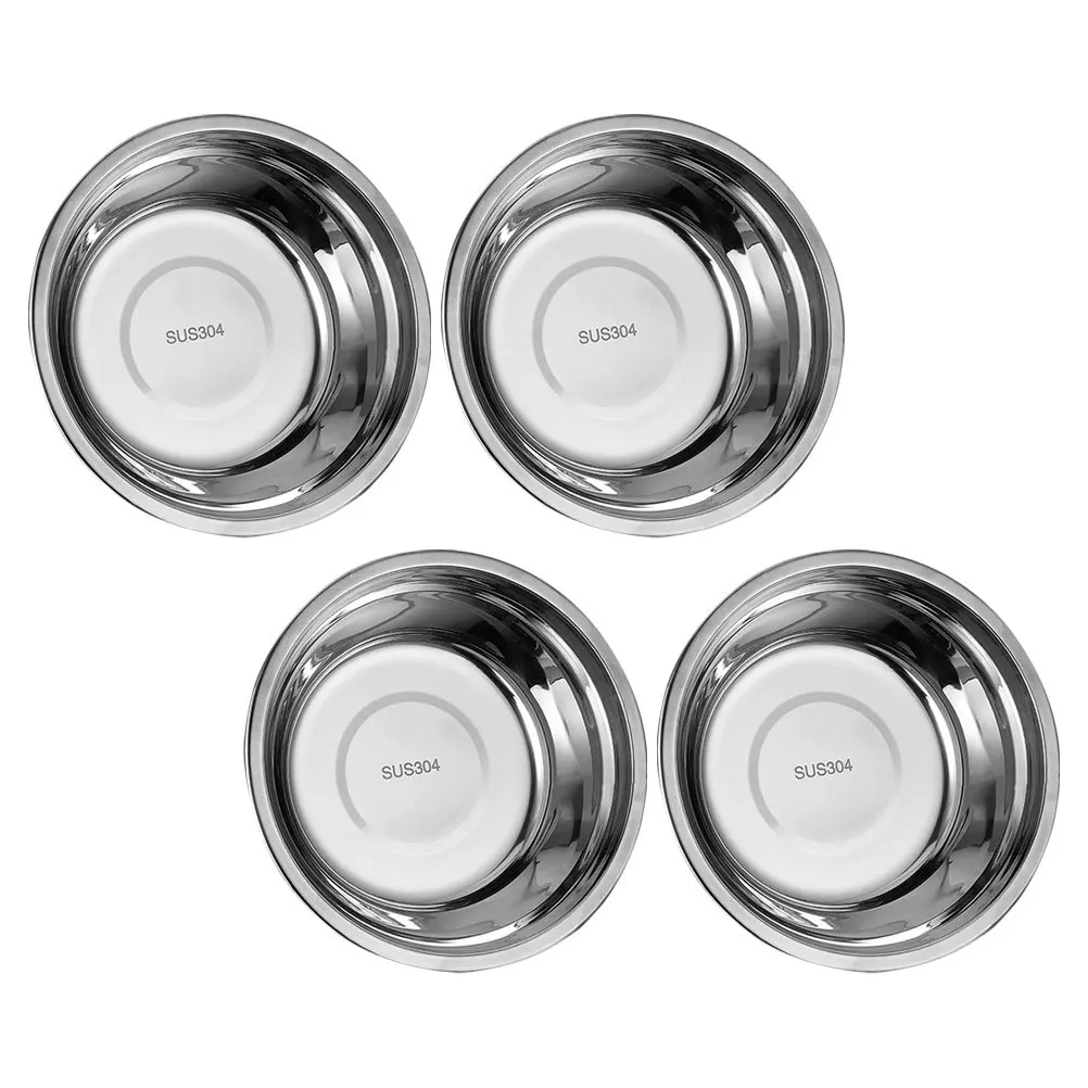 

4Pcs Stainless Steel Mixing Bowls Large Capacity Kitchen Bowls for Salad Dough Kneading Mixing Bowl Kitchen Supplies