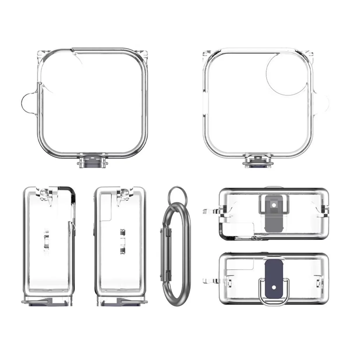 DQ2G Custodia protettiva per auricolari Bluetooth CMF Buds Pro 2 Materiale TPU Interruttore Custodia trasparente Tinta unita Copertura semplice B