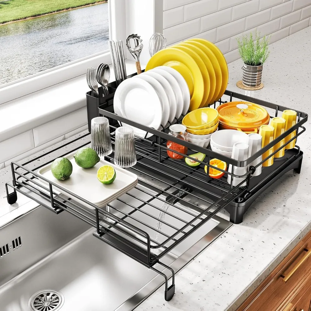 

Dish Drying Rack - Extendable Dish Rack,