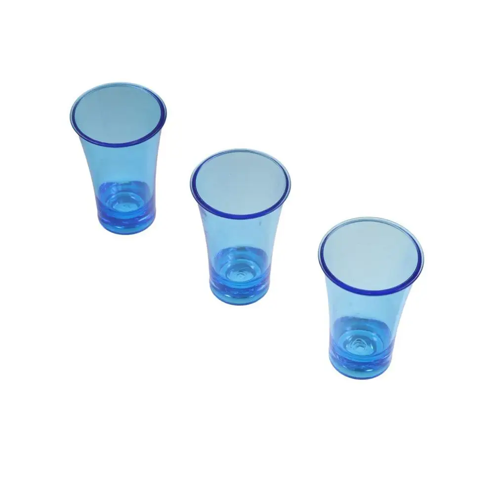 10pcs Commercial 35ml Shot Glass Plastic Colorful Vodka Cup Transparent Unbreakable Spirits Cup Wine Dispenser