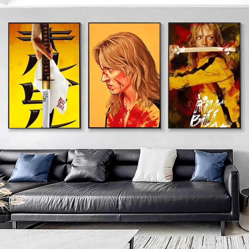 1pc Moive Kill Bill Posters HD Print Vintage Wall Art Decor for Home Study Room