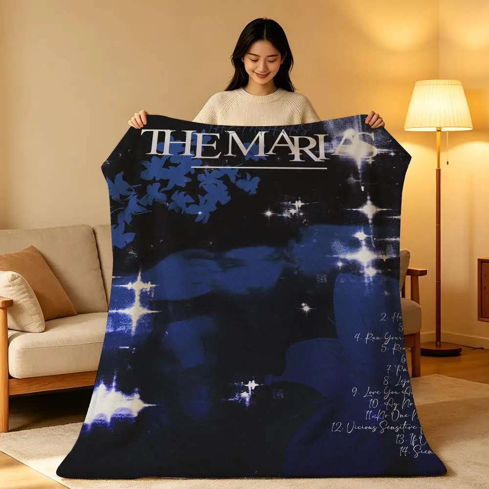 Band T-The M-Marias S-Submarine Throw hot High-Density Short Plush Blanket Soft Skin-Friendly for Sofa Nap Air-Conditioned Room