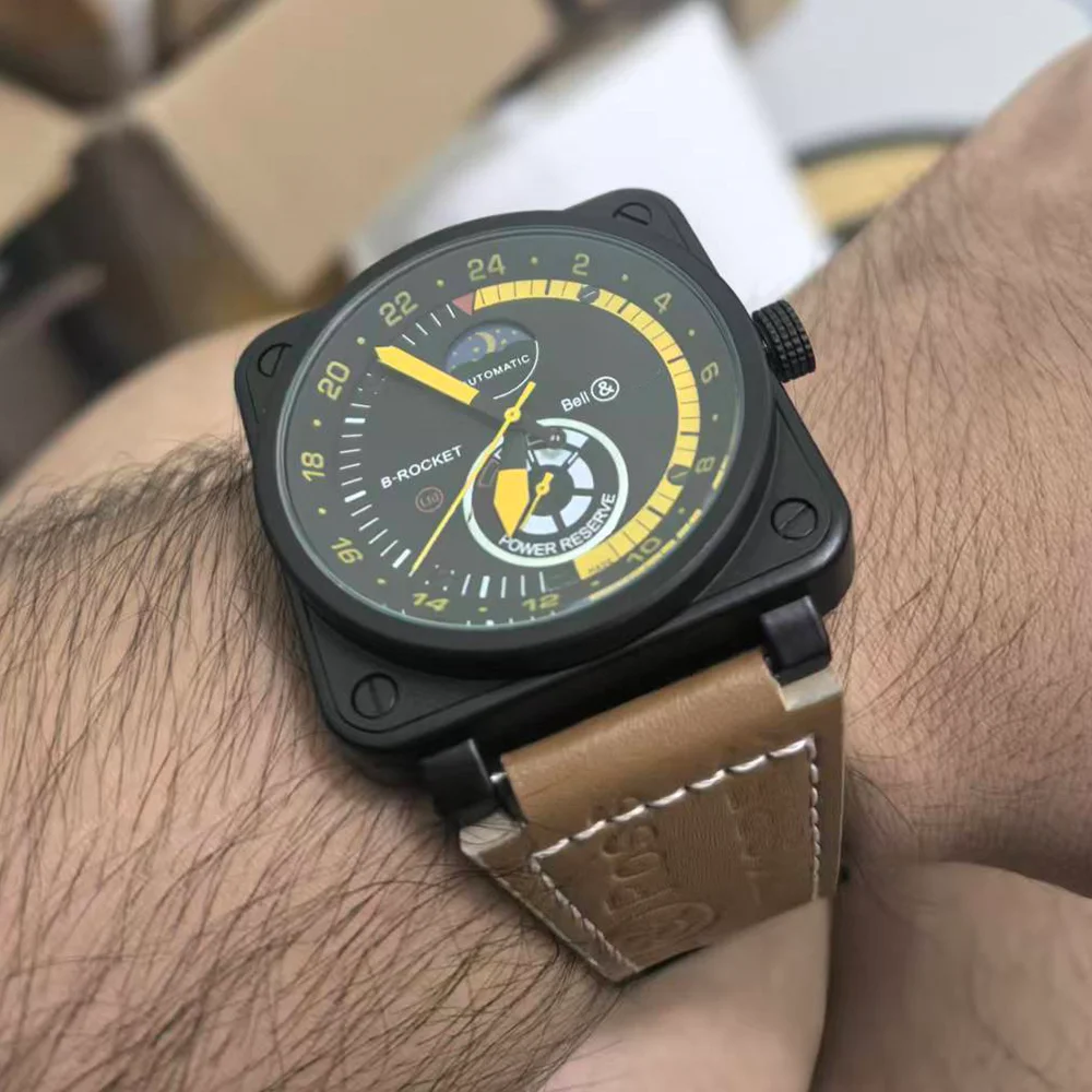 

2025 Top Good Hot Nice Super Super Original Brand Watches For Mens High Quality Square Automatic Mechanical Watch AAA Male Clock