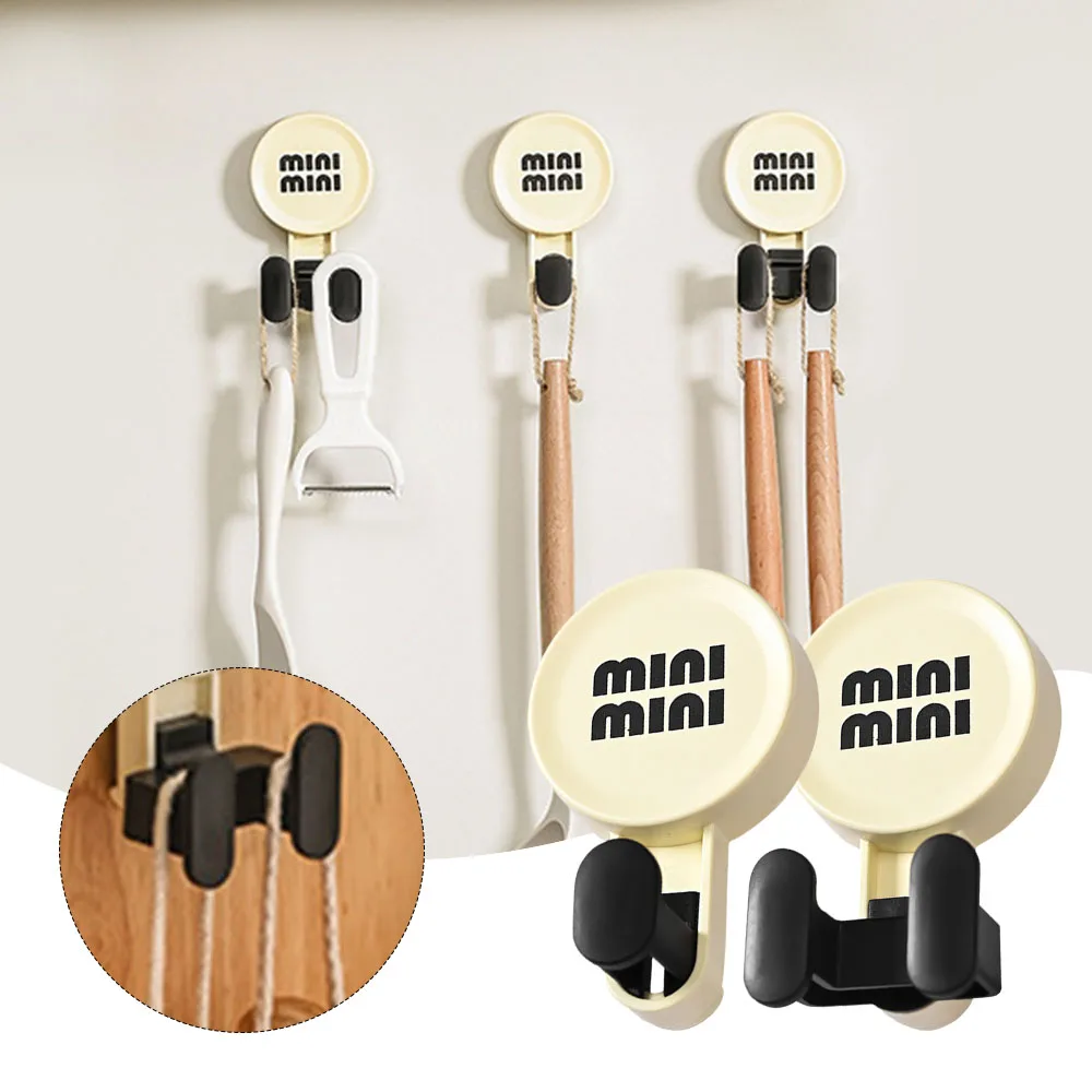 Unique Suction Cup Hook Strong Load-bearing Storage Rack Hook For Bathroom