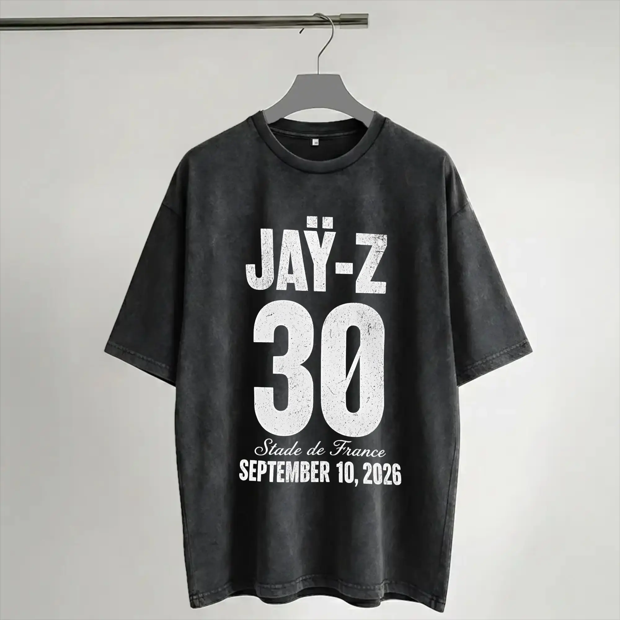 Jay Z 30th Reasonable Doubt 25th Blueprint JAŸ-Z 30 Tour  Apparel Washed T Shirts for Men Women Streetwear T-Shirts Tees Tops
