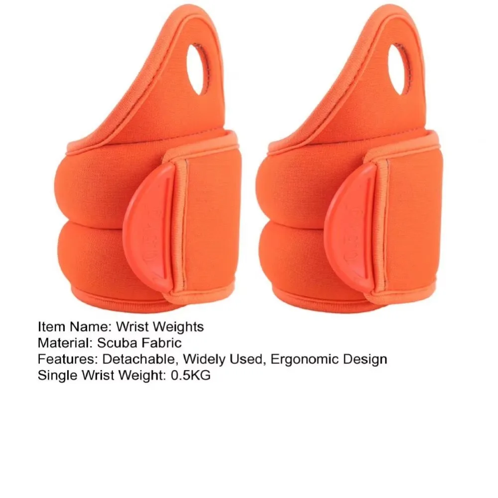 2 шт. оборудование для фитнеса, утяжелители для большого пальца на запястье, эргономичный дизайн, гири для рук для фитнеса, водонепроницаемые дышащие спортивные весовые манжеты