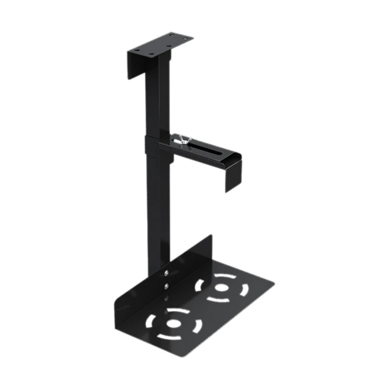 Imagem -06 - Universal pc Case Titular Ajustável Host Box Stand Versátil sob a Mesa ou Wall Side Mount Cpu Stand Lift