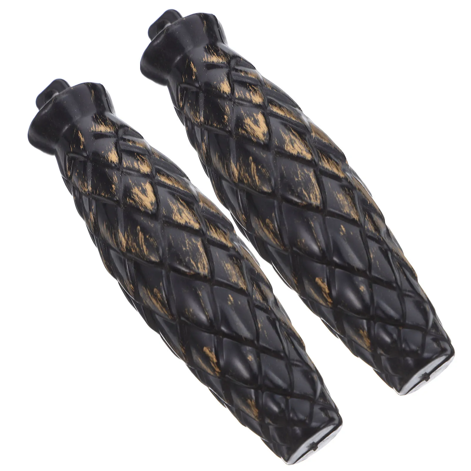 Reemplazo de péndulo de cono de pino de plástico para relojes de pared, piezas de péndulo decorativas de movimiento de reloj, 2 uds.