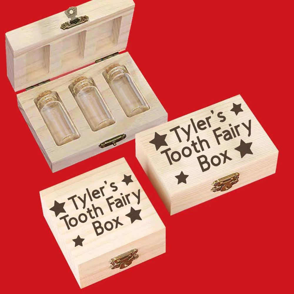 

Tooth Fairy Holder Personalized Tooth Fairy Box Engraved Name Tooth Fairy Box Personalized Baby Gift Baby Tooth Box Wooden