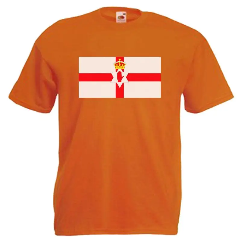 Camiseta para hombre y adulto con bandera de Ulster de Irlanda del Norte, 12 colores, talla S 3XL