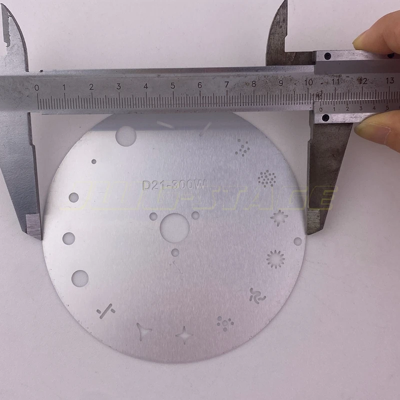 10.2cm Aluminum Metal Pattern Disk Plate Beam 300 Moving Light Pattern 15 Patterns Gobo Wheel Beam Light