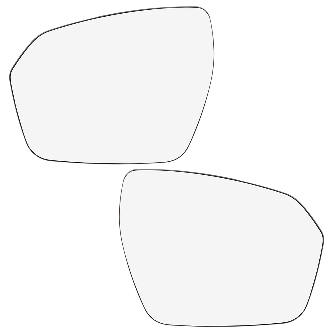 

Зеркальное стекло с подогревом и опорной пластиной, боковое зеркало заднего вида для Land Rover Range Rover Evoque 2012-2017 гг.