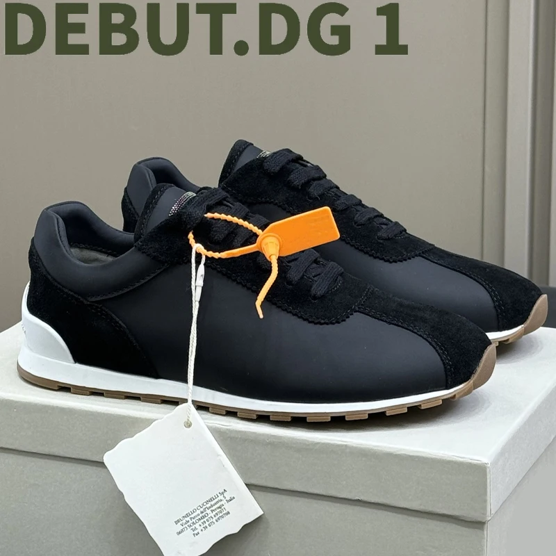 Women's Early Spring Retro Training Shoes, Suede & Leather Upper with Beaded Tongue