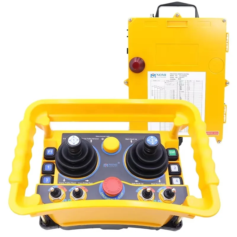 ECD-Q5000A Custom Wireless Hydraulic Joystick Controller Industrial Truck Tower Crane Radio Remote Control Equipment