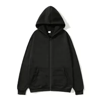 Men/Women zipper cardigan Hoodies pure color Casual Jacket Coats Fleece spring Autumn Sweatshirts Sports Streetwear men tops 3