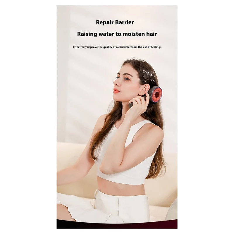 BABZ-Electric Massage Hair Comb Vibration Massager Brushes Promote Smooth Hair Growth Multi Functional Nourish Scalp