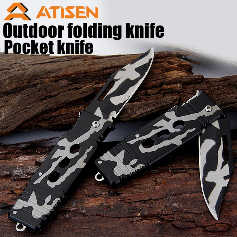 Stainless Steel Folding Knife Fillet Knife fishing boat fishing accessories with PP Handle Easy To Carry Camping Meat Cutting