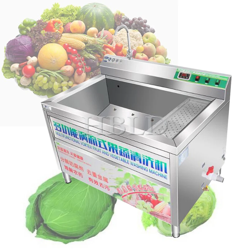 

Fully Automatic Commercial Vegetable Cleaning Machine, Stainless Steel Vegetable Tomato Sterilization And Disinfection Machine