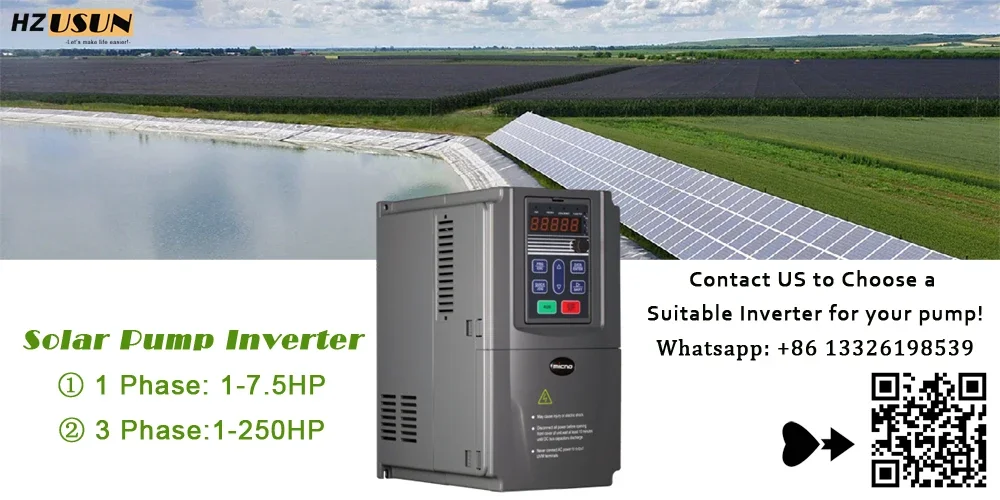 3 Phasen 380 V Hybrid-Wasserpumpen-Wechselrichter EIN/AUS-Gitter Solar-Tauch-Bohrlochpumpen-Controller AC zu DC-Stromrichter – Detail 1