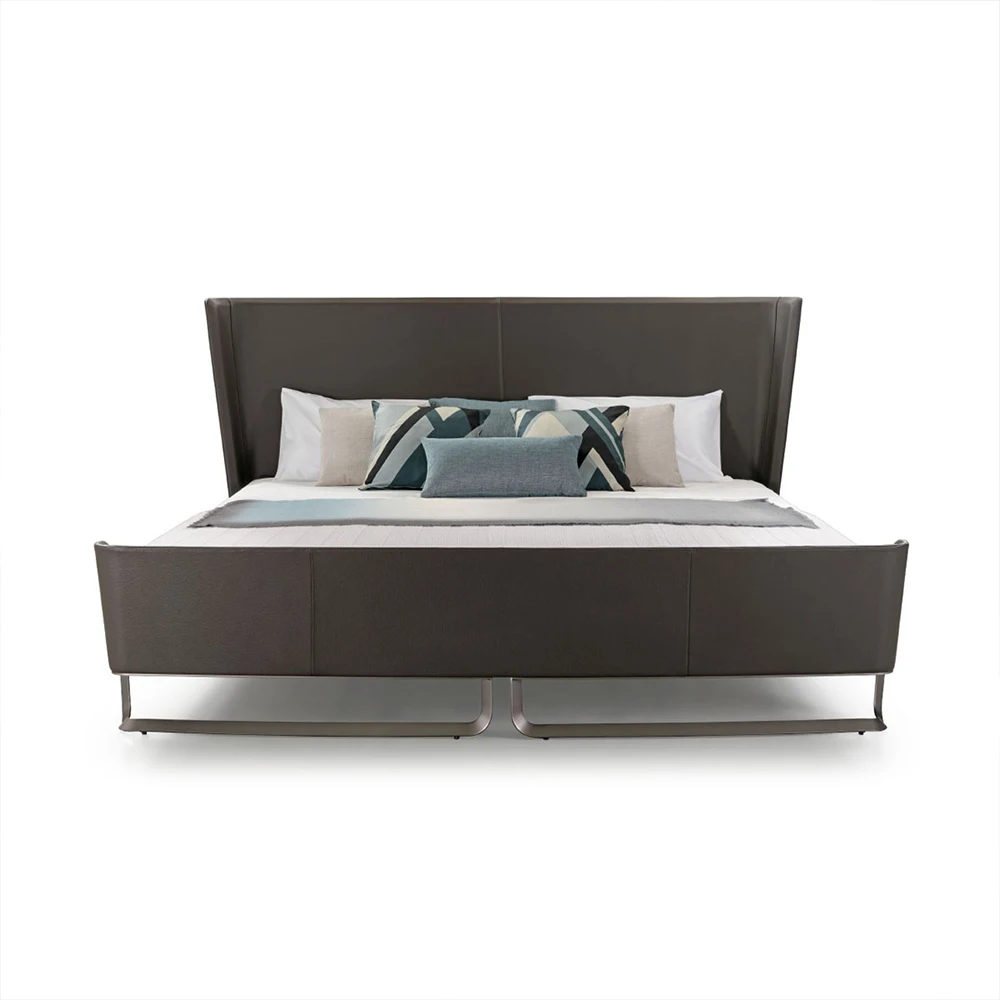 Luxury Bedroom Furniture Set Stainless Steel Leg Designer Furniture Men's Bedroom Furniture