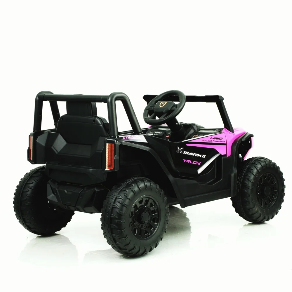 Junior Off-Roader! 12V Electric UTV Car for Kids 3-6, Features Parent Remote Control, Realistic Style & Smooth Ride