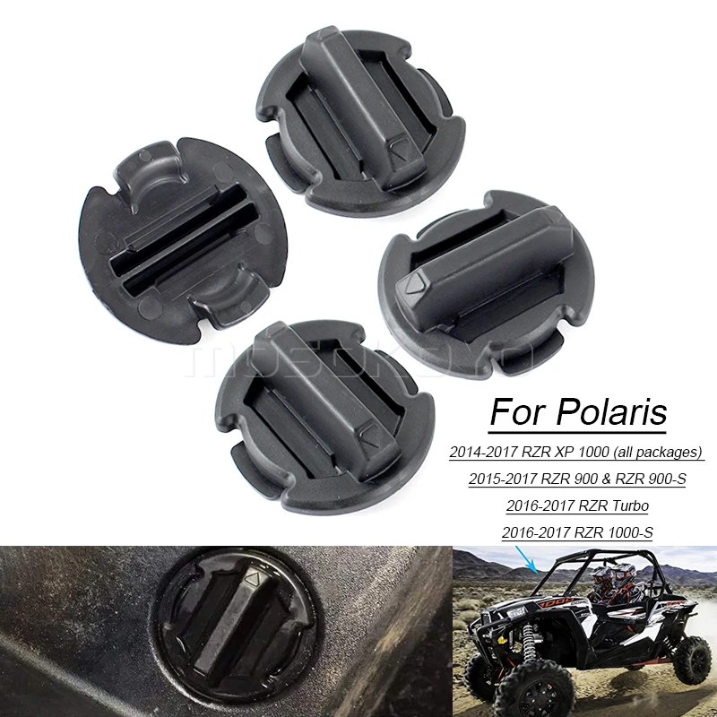 Twist Floor Drain Plug Trap Seal for Polaris RZR XP 1000 900 XP 900-S 1000-S Turbo General 8414694 Body Lid Rocker Panel Cap