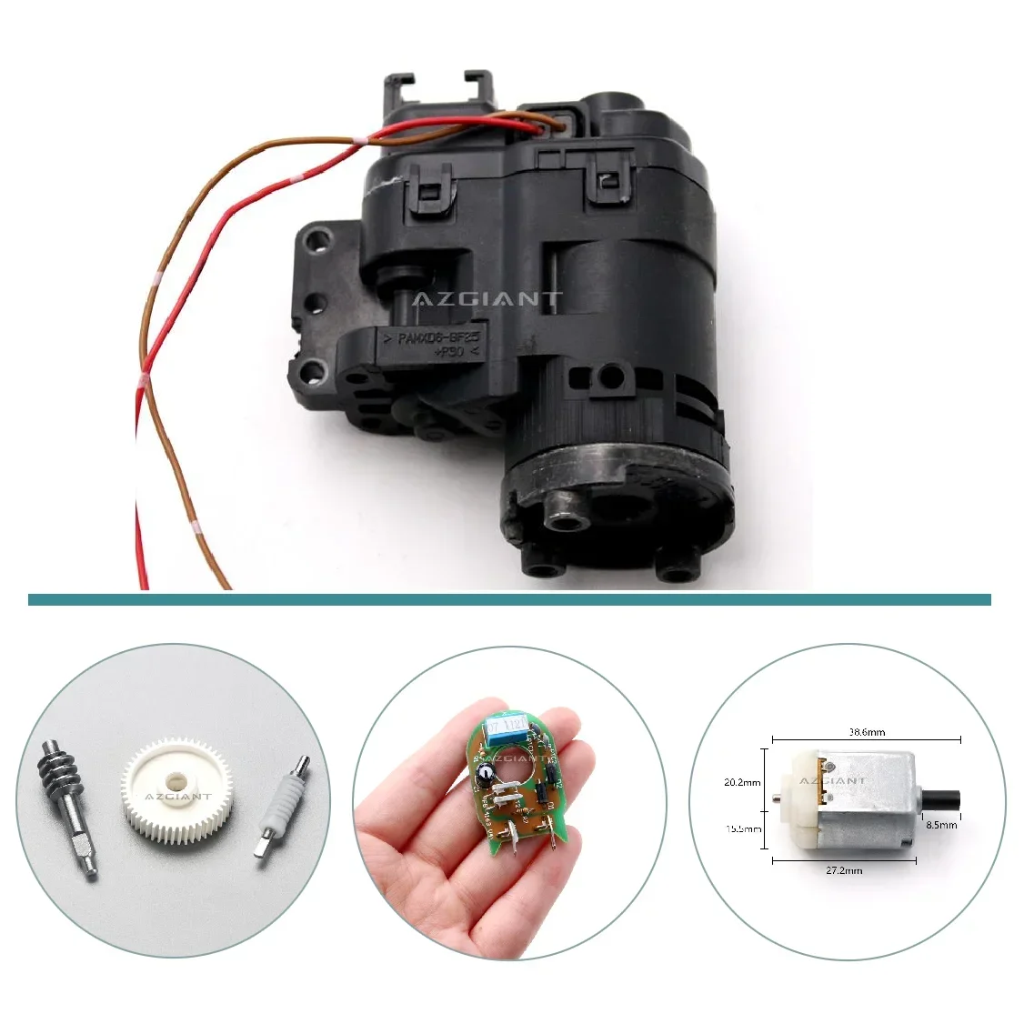 Geunine Mirror Rearview Actuator for Infiniti QX56 Z62 MK3, QX80 Z62 Repair DC Motor, Gear Cog, PCB Board